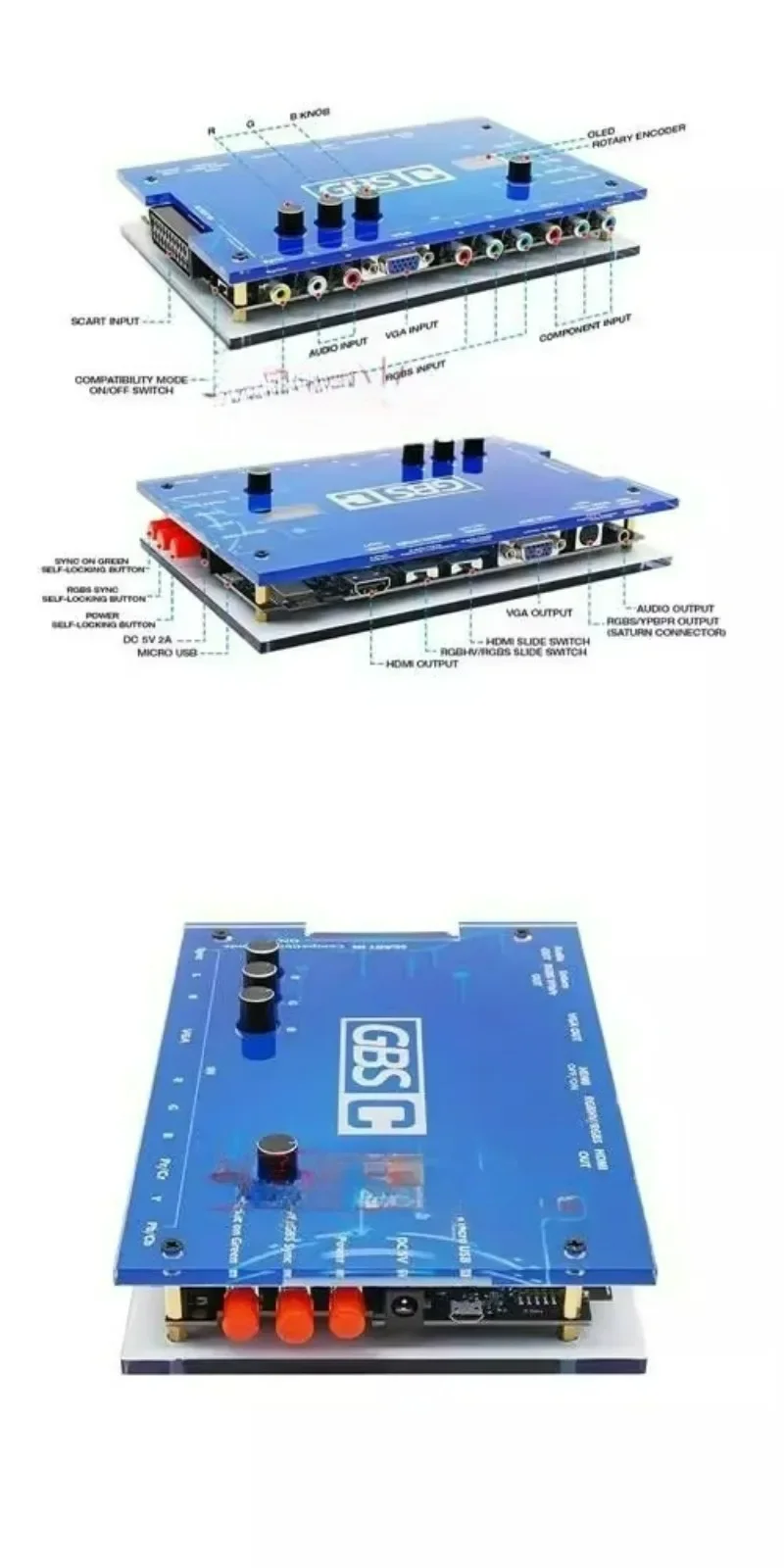 เหมาะสำหรับใช้กับตัวควบคุม GBS - Scart To Hdmi บทวิจารณ์และราคา