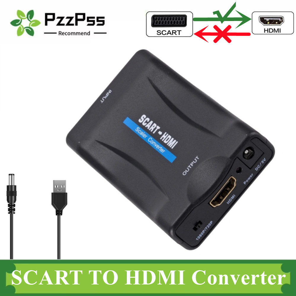 1080P SCART เป็น HDMI-เข้ากันไ - Scart To Hdmi บทวิจารณ์และราคา
