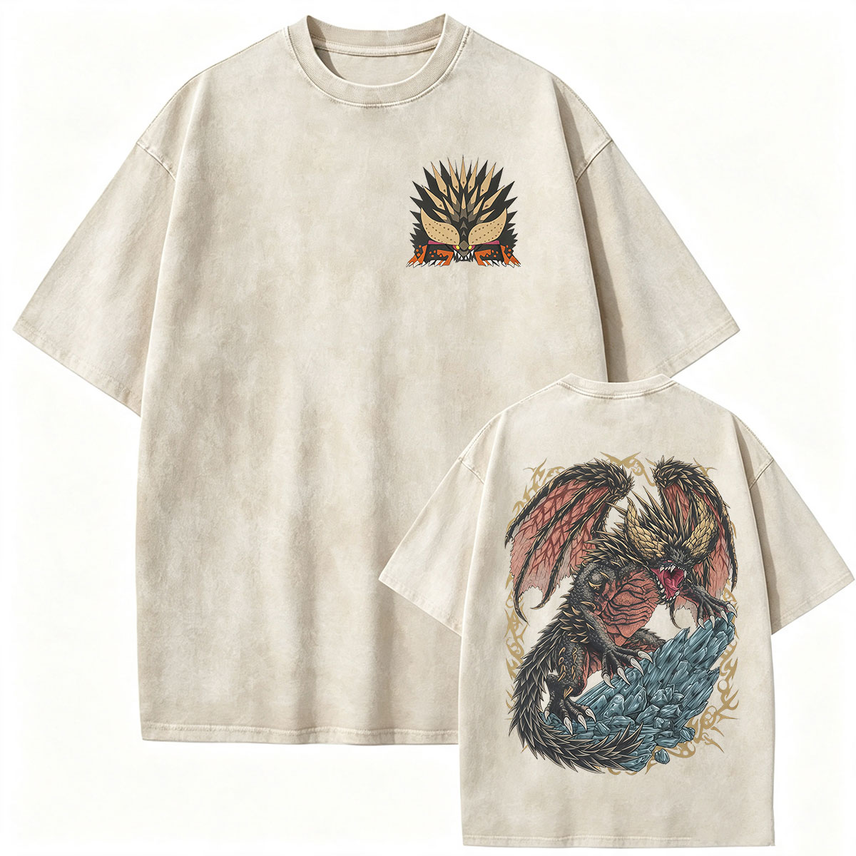 เสื้อยืดลายกราฟิกมอนสเตอร์ฮันเ - Retro Gaming T Shirt บทวิจารณ์และราคา