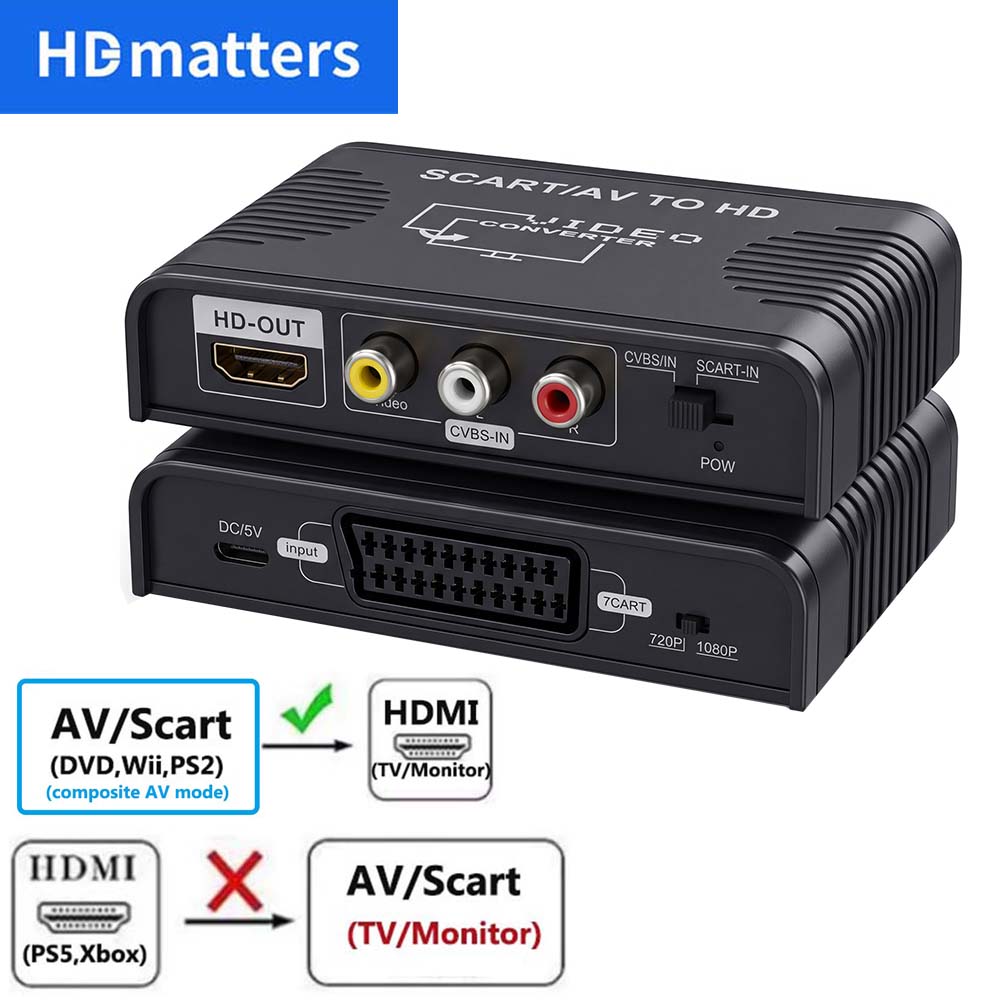ตัวแปลงสัญญาณ Scart เป็น HDMI  - Scart To Hdmi บทวิจารณ์และราคา
